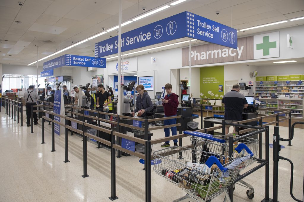 Tesco checkout