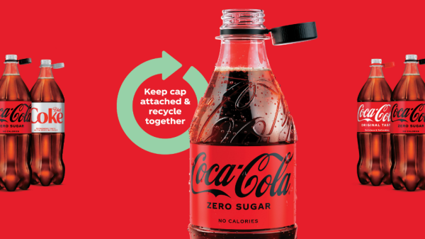 Coca-Cola attached bottle caps