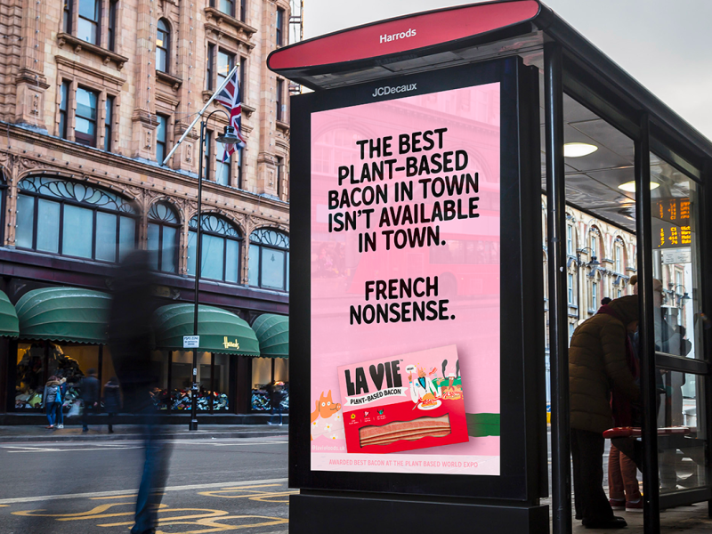 La vie plant-based advert