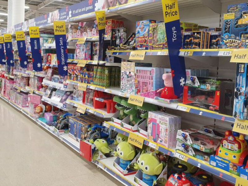 Tesco toy aisle