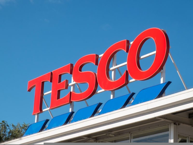 Tesco sign