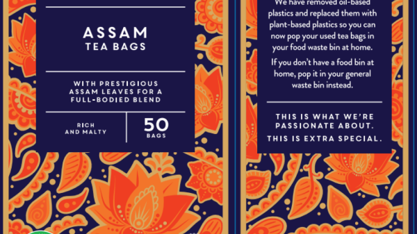 Asda tea bag packaging