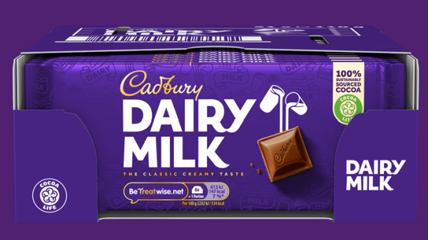 Mondelez Cadbury Dairy Milk new packaging