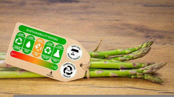Vegetarian eco-label rating