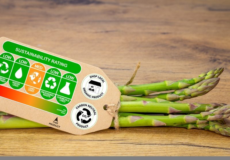 Vegetarian eco-label rating