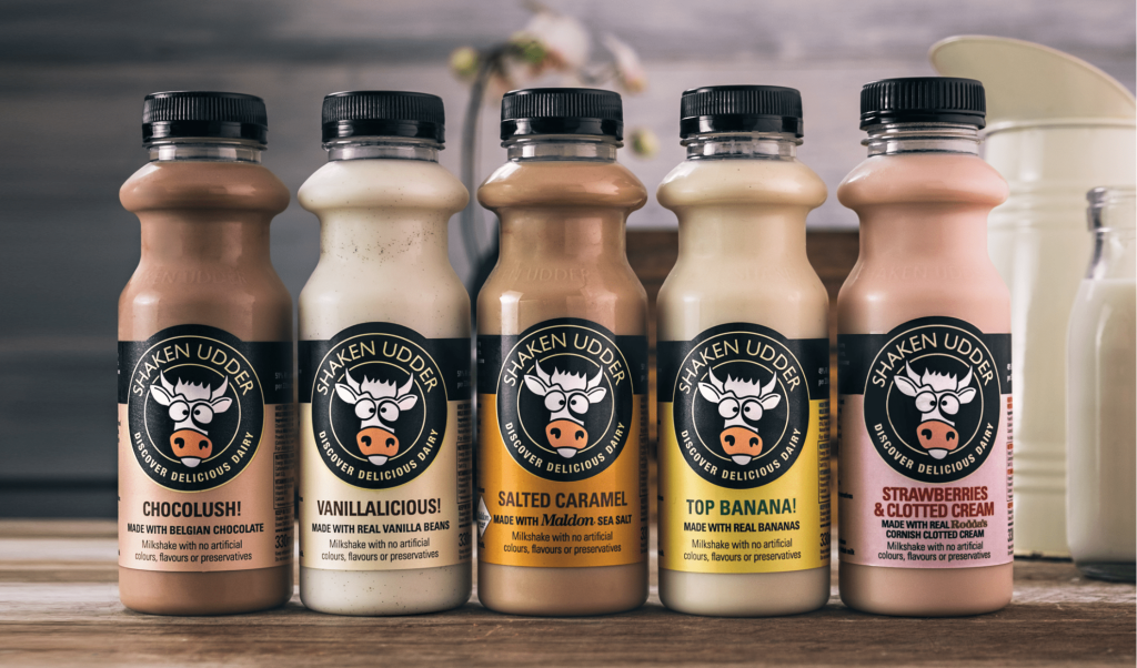 Shaken Udder milkshakes