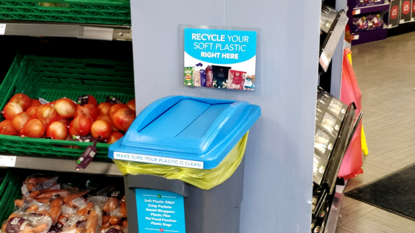Southern Co-op soft plastic recycling bin