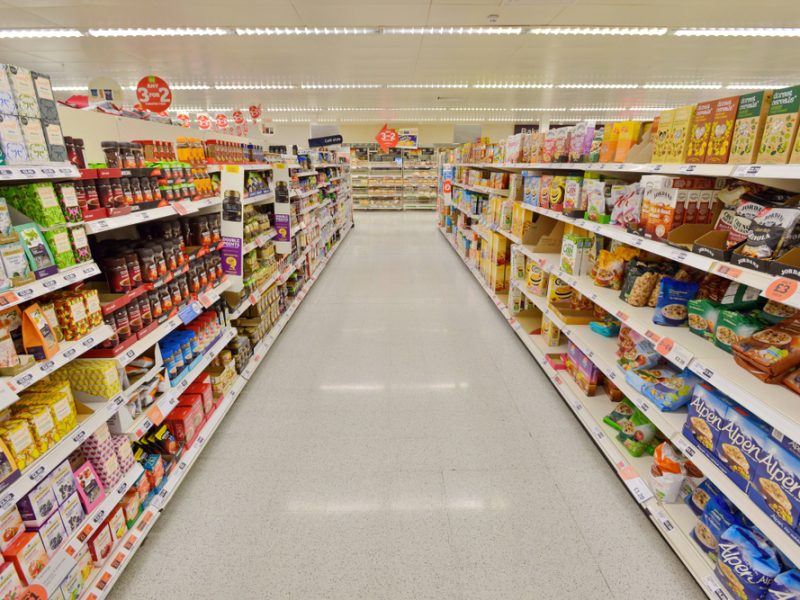 Supermarkets store