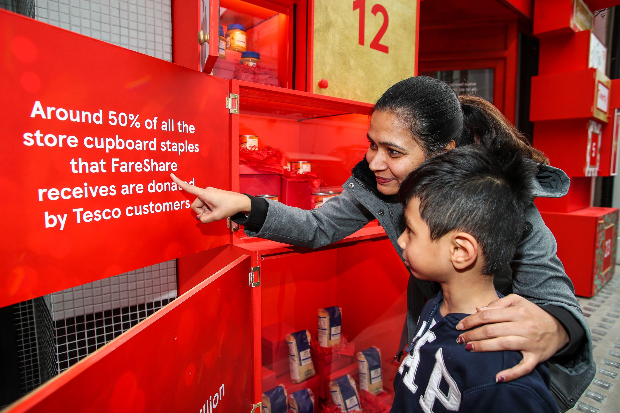 Tesco food donate