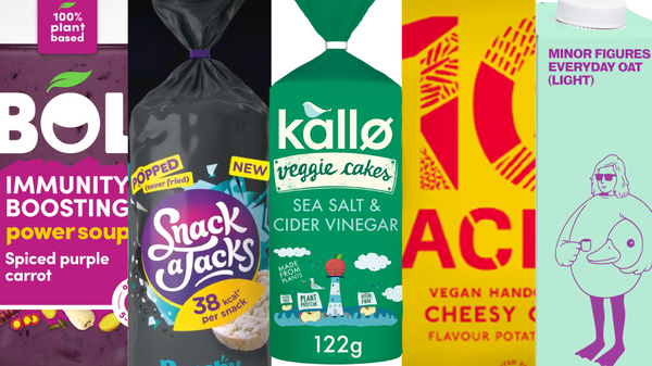 Five new products BŌL Foods, Snack a Jacks, Kallø, 10 Acre and Minor Figures.