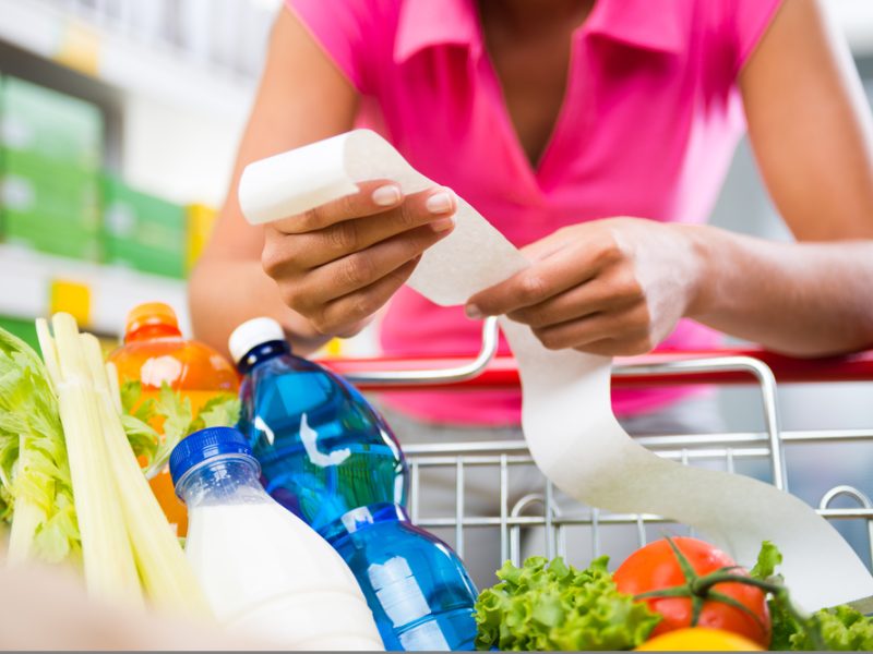 Food shopping bill - re Co-op survey food insecurity