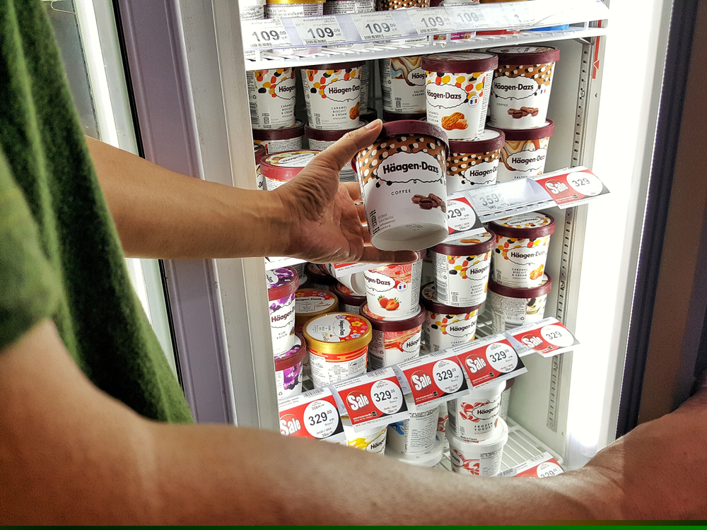 Häagen-Dazs ice cream - re General Mills financial results