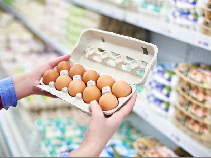 Eggs supermarket