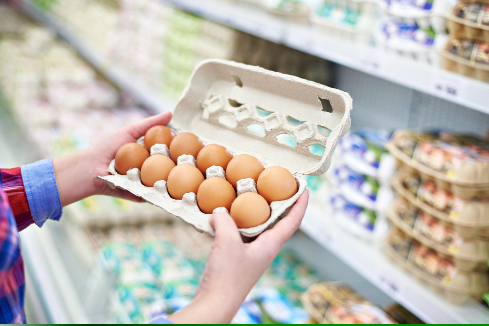 Eggs supermarket