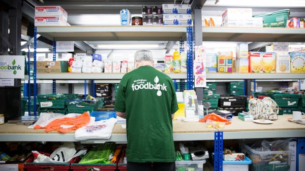 supermarket food bank donations