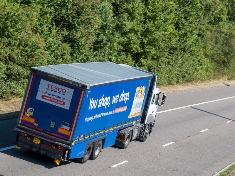 Tesco lorry