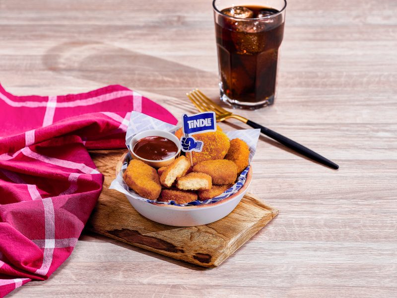Tindle plant-based chicken nuggets