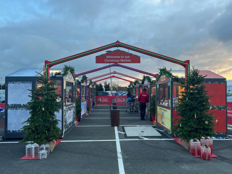 Tesco Christmas market