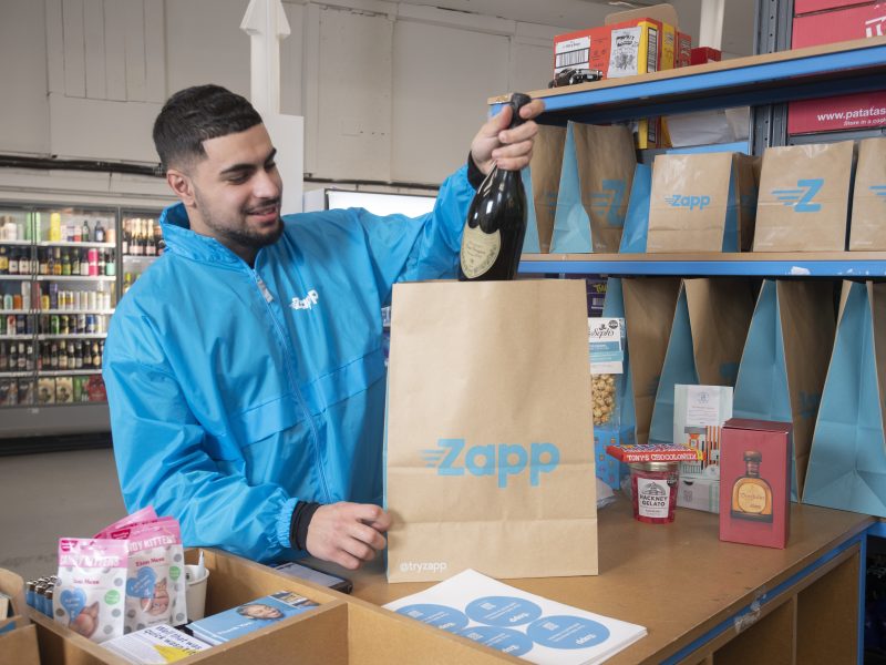 Zapp launches partnership with Deliveroo
