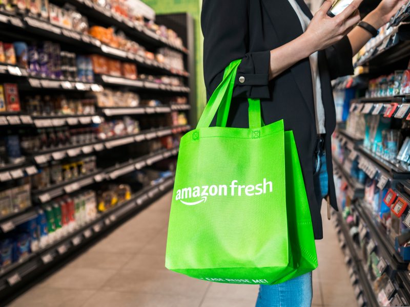 Amazon Fresh has revealed a surge in tinned food and ready meal purchases, as consumer budgets continue to be stretched amid the cost-of-living crisis.