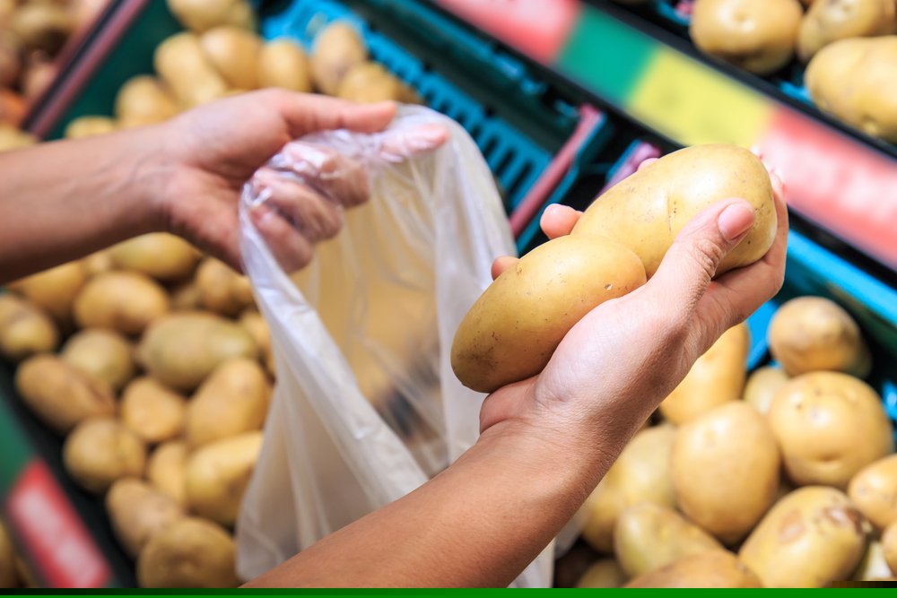 Supermarket potatoes