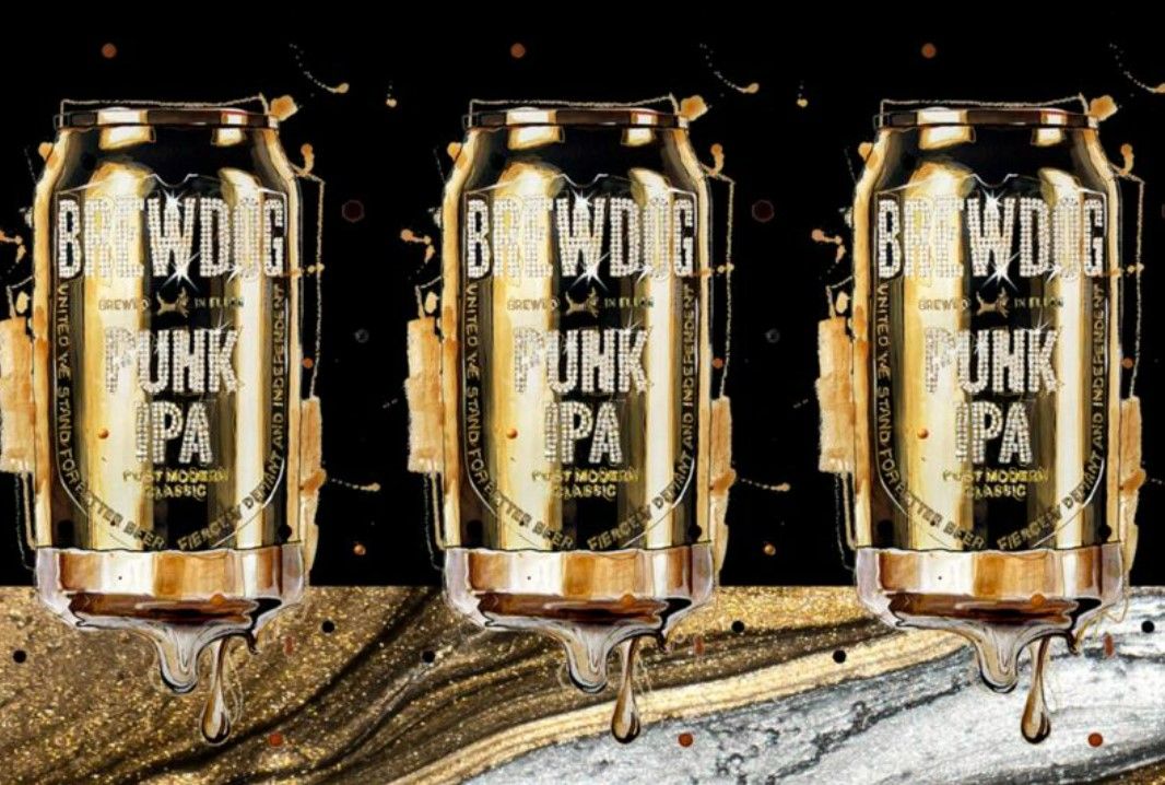 BrewDog gold can