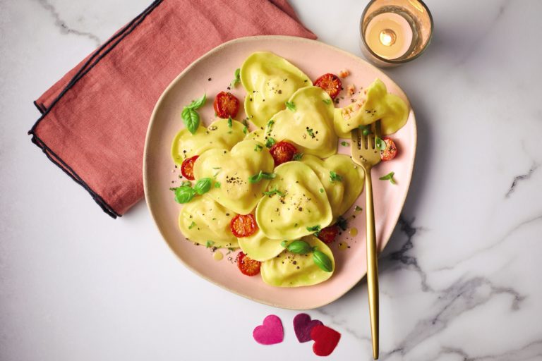 Aldi heart-shaped Valentine's Day pasta