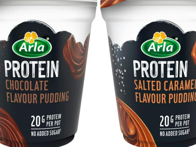 Arla unveils new protein puddings