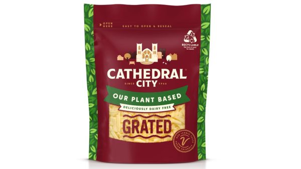 Cathedral City plant-based grated cheese