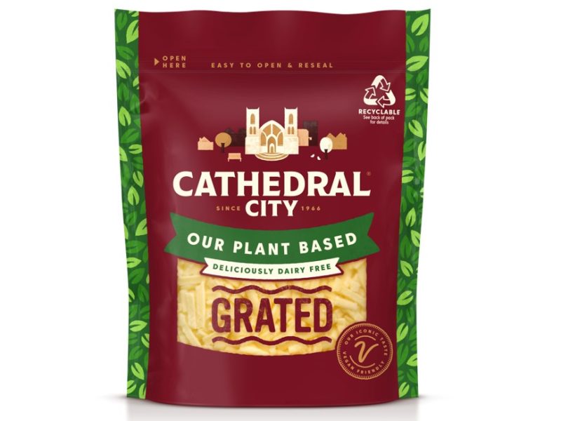 Cathedral City plant-based grated cheese