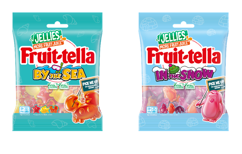 Fruitella has expanded into the jellies market with the launch of two new interactive products named 'Fruitella Curiosities'.