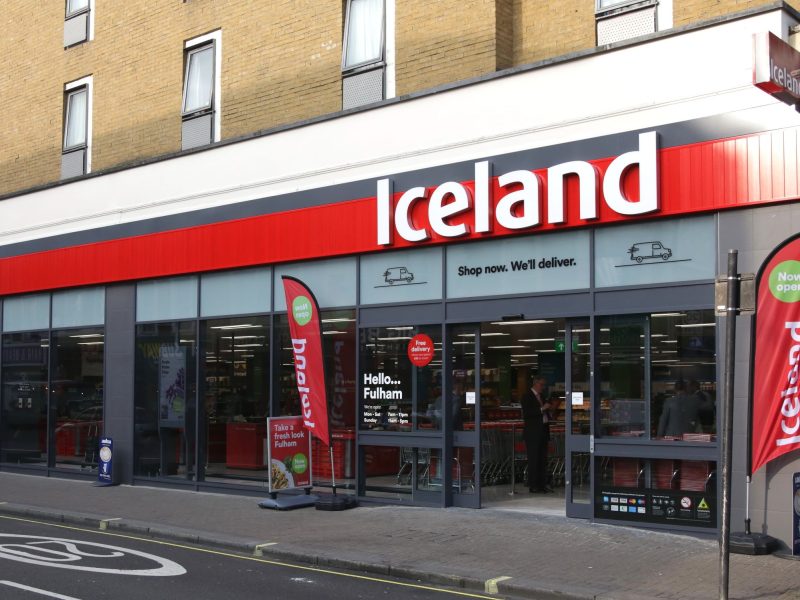 Iceland Foods store front