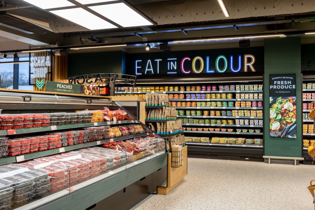M&S food hall