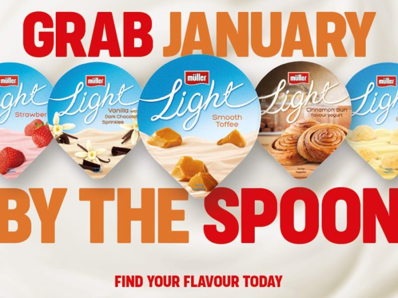 Müller Yogurt & Desserts is kicking off the year with the launch of a new Müllerlight campaign.