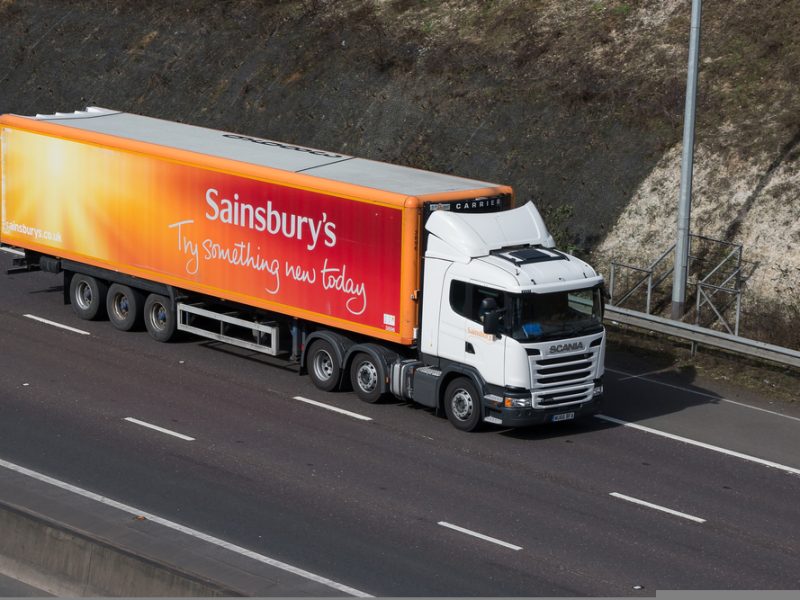 Sainsbury's lorry