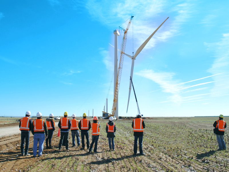 Mars sustainability - wind farm