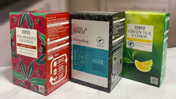 Tesco plant-based tea bags
