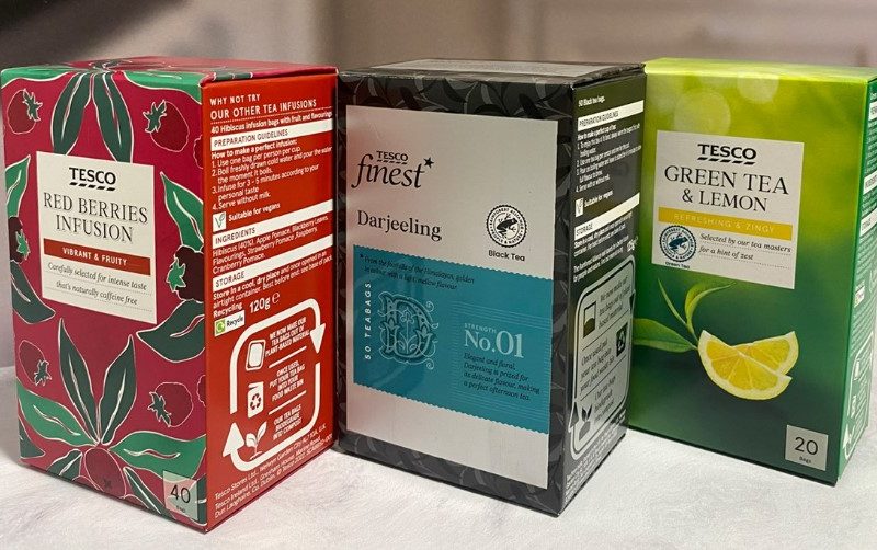 Tesco plant-based tea bags