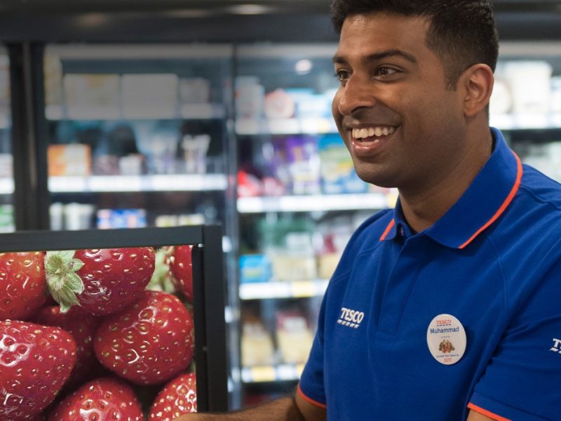 Tesco store staff