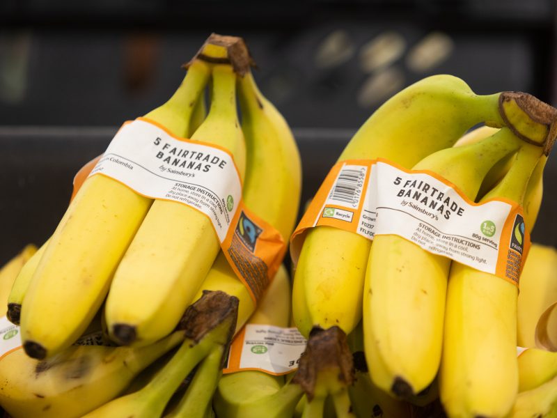 Sainsbury's food trends included bananas