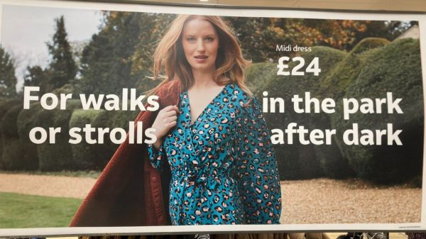 Sainsbury's has apologised for a clothing advert it removed yesterday after receiving huge backlash online for appearing to ignore women’s safety.