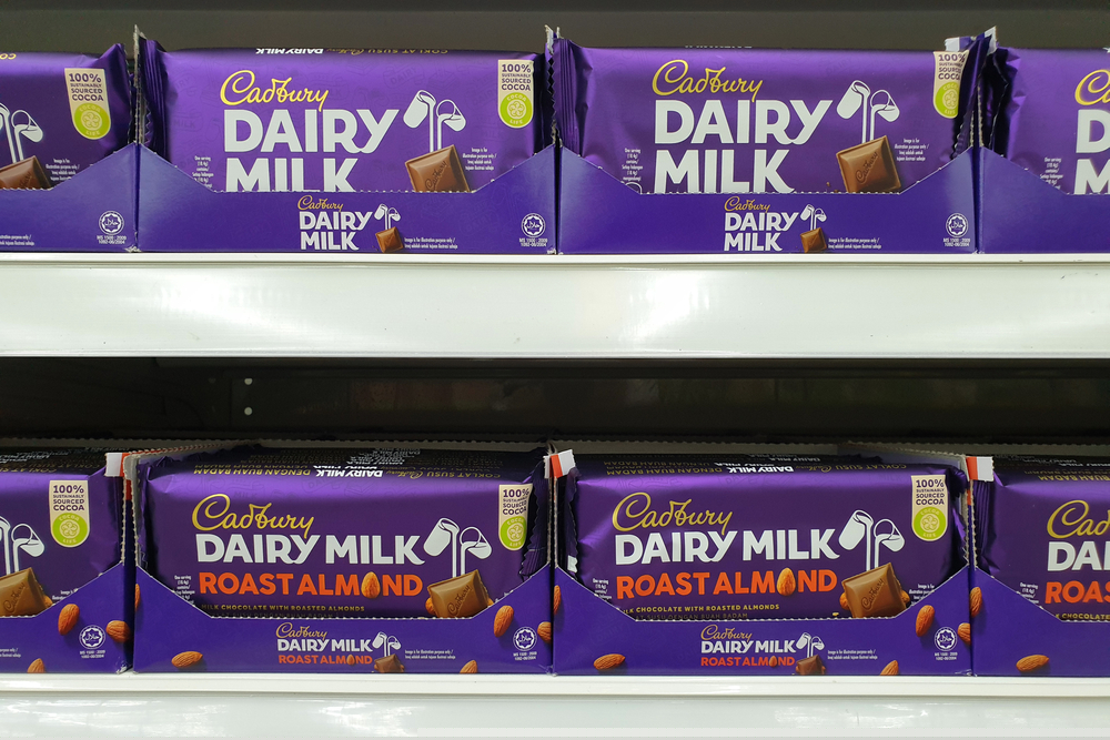 Cadbury products supermarket
