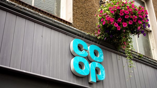 Co-op store sign