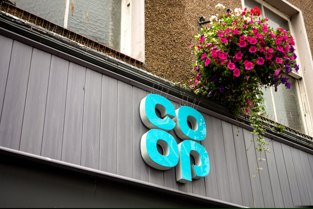 Co-op store sign