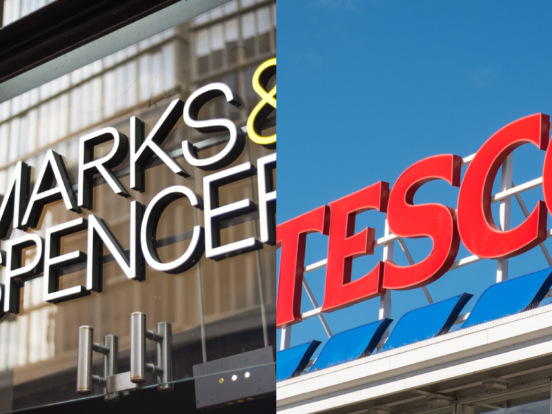 Marks and Spencer and Tesco