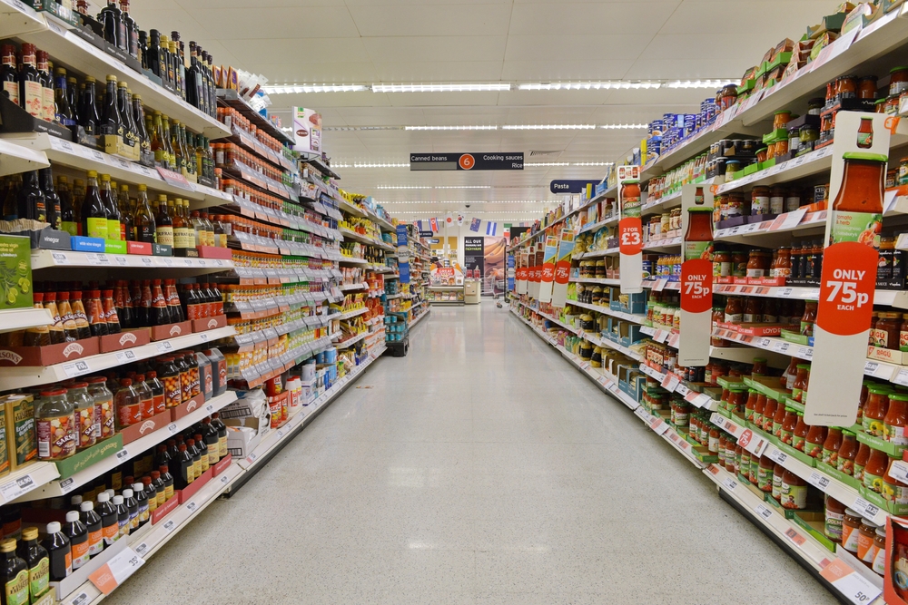 Supermarket aisle
