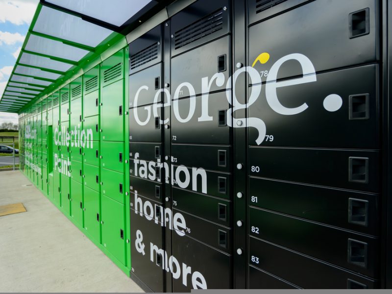 George at Asda parcel dropoff