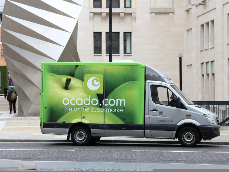 Ocado delivery van