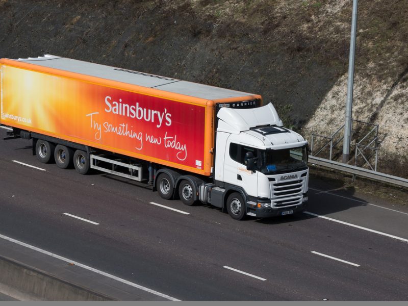 Sainsbury's lorry