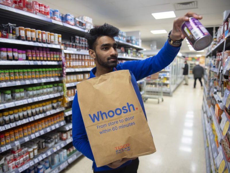 Tesco Whoosh delivery